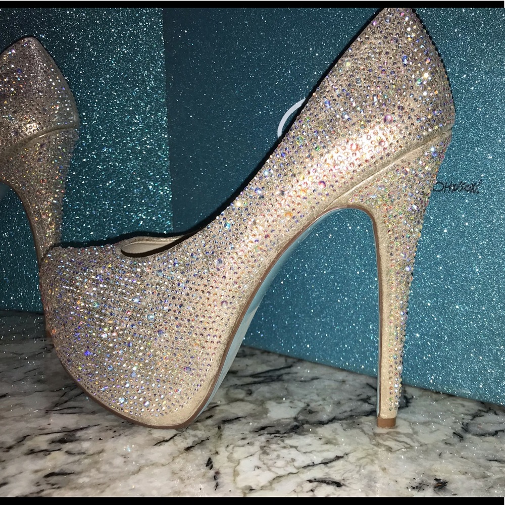Wish Crystal Pumps - Blue by Betsey Johnson